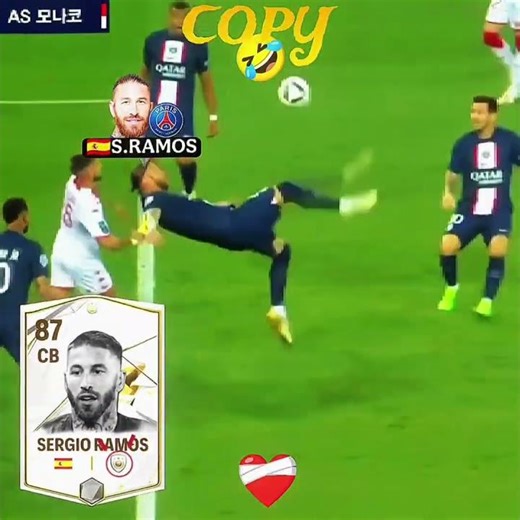 Sergio Ramos x Lionel Messi Bicycle Kick Skills🤣☠️🔥