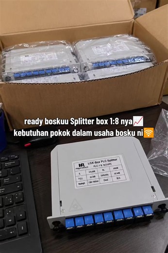 Splitter Box 1:8 Ready — Amankan Stok Sekarang