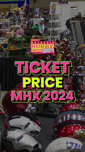 Ticket prices are still the same as in previous years. Available for 2 days. See you there ! #mhx2024 #malaysiahobbyexpo #myhobbyexpo #tourismmalaysia #rakanmuda #6thedition #itsallaboutpassion #maeps #hobbymalaysia #hobbymaster #fyp #malaysia