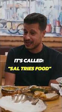 Watch ‪@SalTheVoiceValentinetti‬ get his MIND BLOWN by new foods 🍕➡️🍜 #food #italianfood #foodie