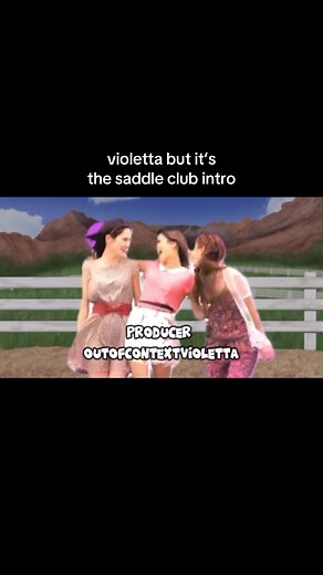 Violetta Meets The Saddle Club Theme
