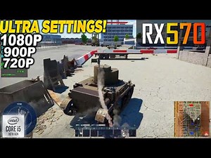 War Thunder RX 570 - 1080p 900p 720p Ultra,