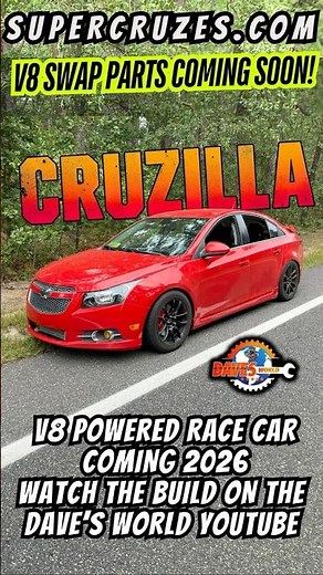 V8 swapped Cruze Race Car From SuperCruzes.com