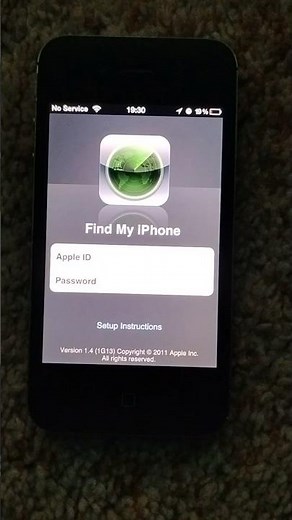 iPhone 4S iOS 5 Find My iPhone Alert