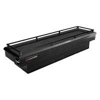 CamLocker S71RLGB 71in Crossover Truck Tool Box with Rail - Gloss Black