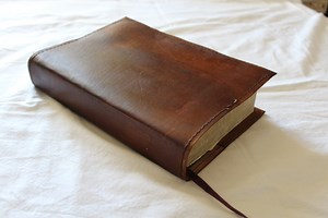 How to Make a Leather Bible Cover - Book Slip on Cover - DIY on the House