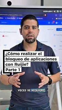 How to block applications with Ruijie? Part 1.