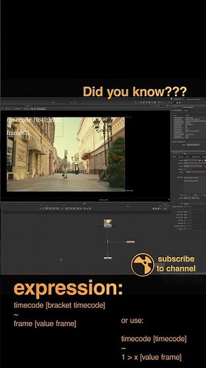 Nuke Timecode overlay - Did you know???