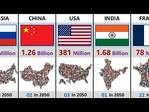 Top 30 Most Populated Countries in 2050