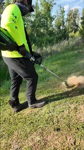 Greenworks 80V Attachment-Ready String Trimmer with the Edger attachment