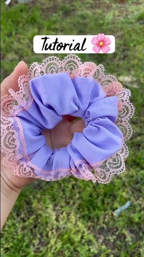 Aprende a hacer un coletero o scrunchie en simples pasos 🎀