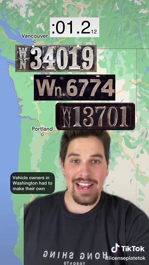 History of Washington State License Plates Uncovered