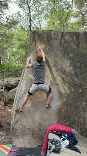 L'Angle Ben's - Franchard Isatis, 7A+ #fontainebleau #bouldering #climbing