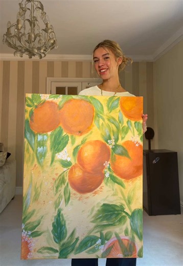 Flora painting reveal | Original artwork & prints available