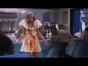 Girl gets covered in food