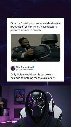 Nolan’s Practical Madness in Tenet