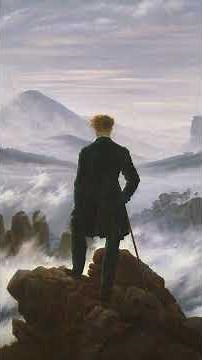 Wanderer Above the Sea of Fog — Caspar David Friedrich, 1818 #art #painting #history
