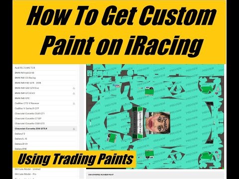 How To get A Custom Paint Job on iRacing using Trading Paints Free & Pro - I get a call at the end..