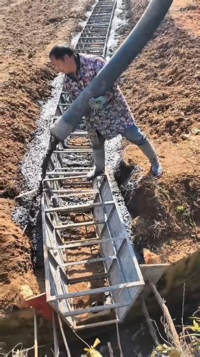 Don't forget to remember the technique for pouring drains.