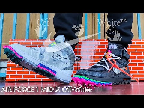 Start to like it a lot 👍 Nike x Off-White ™️ Air Force 1 Mid Unboxing and On Feet Review