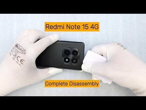 Redmi Note 15 4G Disassembly – Full Teardown Process