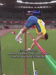 A superação de Mondo Duplantis de Tokyo 2020 a Paris 2024 em busca do recorde mundial no salto com vara é inspiradora! 🥇🥇 #JogosOlimpicos