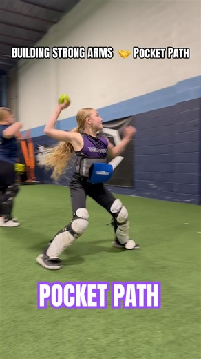I’ve been loving Pocket Path to help our catchers build solid throwing mechanics 🤝