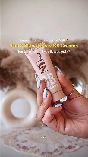 Top 8 Skin Tints & BB Creams Reviewed! | Mars, Nykaa, NY Bae, Fenty Beauty, etc