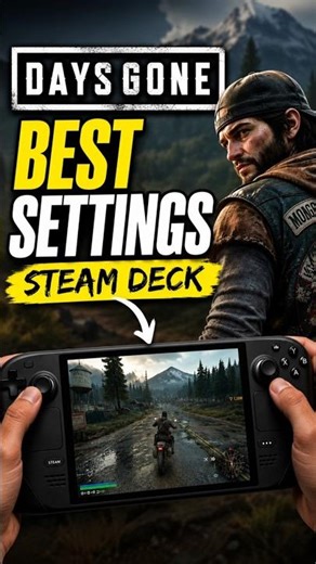 Days Gone - BEST Steam Deck LCD Settings + Audio Crackling Fix