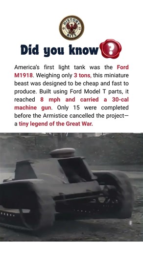 The Forgotten "Model T" Tank of WWI 🇺🇸⚙️