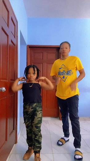 Fun Dance Moves with Adult and Child Duo