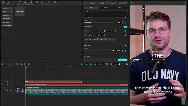 How to Create Smooth Style Captions in CapCut in 2025