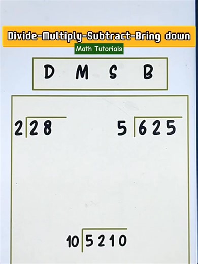 Divide → Multiply → Subtract → Bring Down. Repeat until done‼️‼️‼️ #teachergon #akositeachergon #mathtrick #mathisfun #MathTutorials #akositeachergon #basicmath #mathtutorials #Mathhack #MathematicsChallenge #Math | Math Tutorials