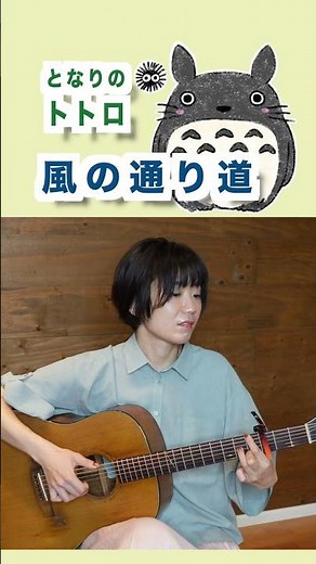 ソロギター 風の通り道 となりのトトロ