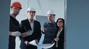 Quality control check at construction site - Free Stock Video