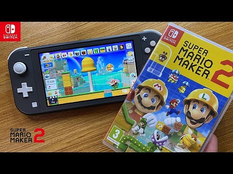 Super Mario Maker 2 Nintendo Switch Lite Gameplay