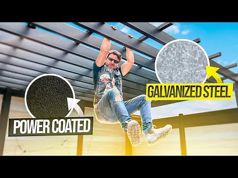 How I Built An Indestructible Steel Pergola