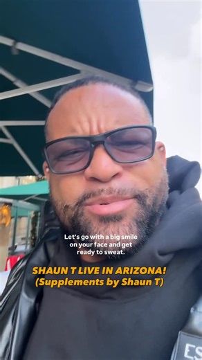 Shaun T on Instagram: "🚨 LIVE EVENT ALERT 🚨 Arizona!! I hope you are ready to show up and show OUUUT! We are doing our @supplementsbyshaunt launch event in my home state and you don’t want to miss it. Workout, tailgating, fun, photos and EVERYONE is going home with our NEW SUPPLEMENT and also POST! Click the link in my bio for tickets. Space is VERY LIMITED! #supplementsbyshaunt"