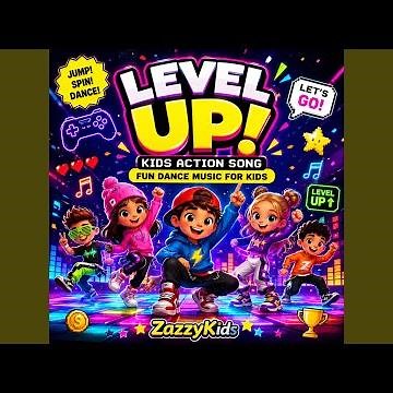 Level Up! Kids Action Song | Fun Dance Music for Kids