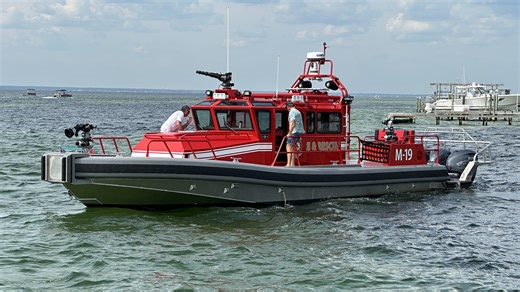 Destin Fire's powerful new boat: It can 'get water anywhere you want.'
