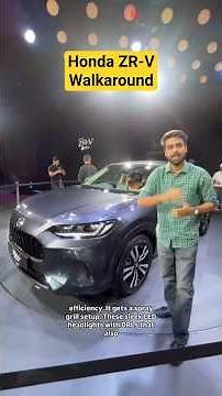 The Honda ZR-V has made its way to Indian shores | Quick walkaround of this strong-hybrid SUV
