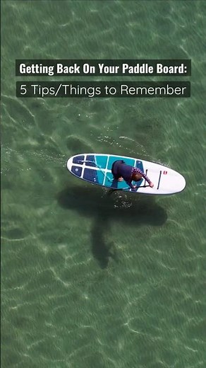 Getting back on your paddle board. 5 tips & things to keep in mind ⬆️ More Details