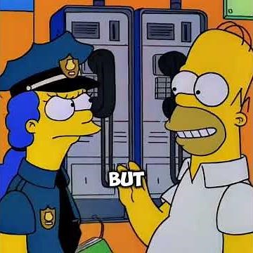 Marge Becomes COP and ARRESTS Homer (He Gets Hans Moleman's Last Meal) 🚔💀