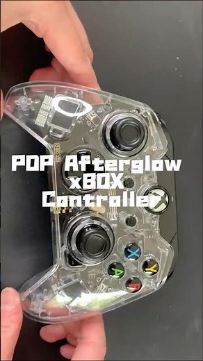 PDP Afterglow xBOX Controller - this thing literally glows while you game! #xboxcontroller #pdp