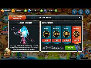 On The Mend - Alien Creeps TD - Easy - Medium - Hard - Insane