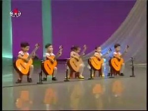 3.4K views · 18 reactions | North Korea children playing the guitar. Creepy as hell. | Piano Sheet Music | Facebook
