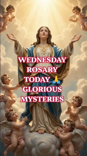 Wednesday Rosary Today 🙏 Glorious Mysteries | Pray With Me