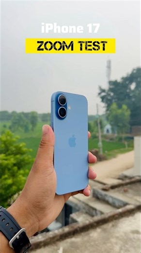 iPhone 17 zoom test