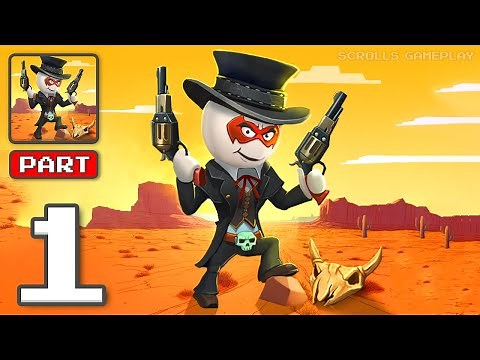 Cowboy Sniper - Gameplay Walkthrough Part 1 - Silent Watchman of the Frontier (iOS, Android)