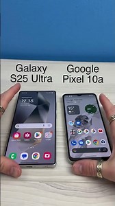 SAMSUNG GALAXY S25 ULTRA vs GOOGLE PIXEL 10A - Brightness Test